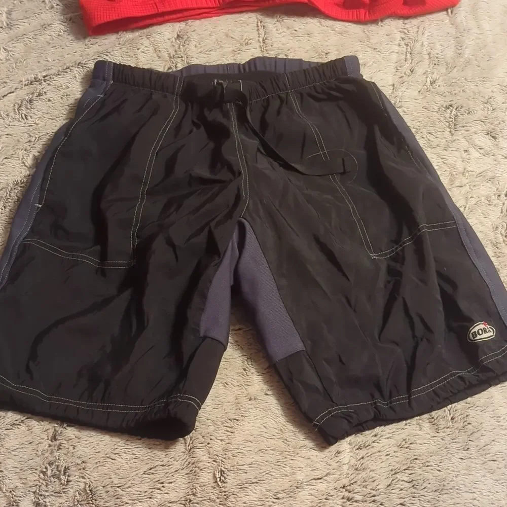 Borah Sawtooth Mountain Bike Shorts Padded‎ Black XL Cycling USA And Vest